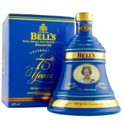 Bell's Christmas Decanter 75th Birthday HM Queen Elizabeth II Volumen 70cl