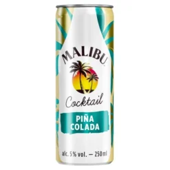 Malibu Cocktail Piña Colada Envase Lata Unidades 12_uds Volumen 25cl