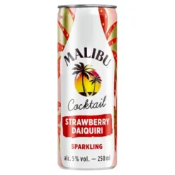 Malibu Cocktail Strawberry Daiquiri Envase Lata Volumen 25cl Unidades 12_uds